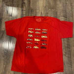 Buster tees movie cars T shirt Size 2xl